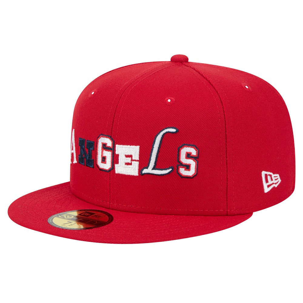 Los Angeles Angels Ransom 59FIFTY Fitted Hat Red | New Era