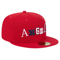 Los Angeles Angels Ransom 59FIFTY Fitted Hat Red | New Era