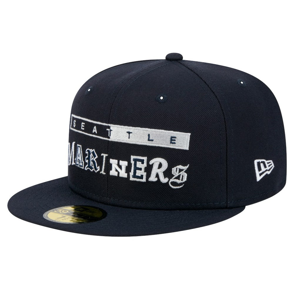 Seattle Mariners Ransom 59FIFTY Fitted Hat Navy | New Era