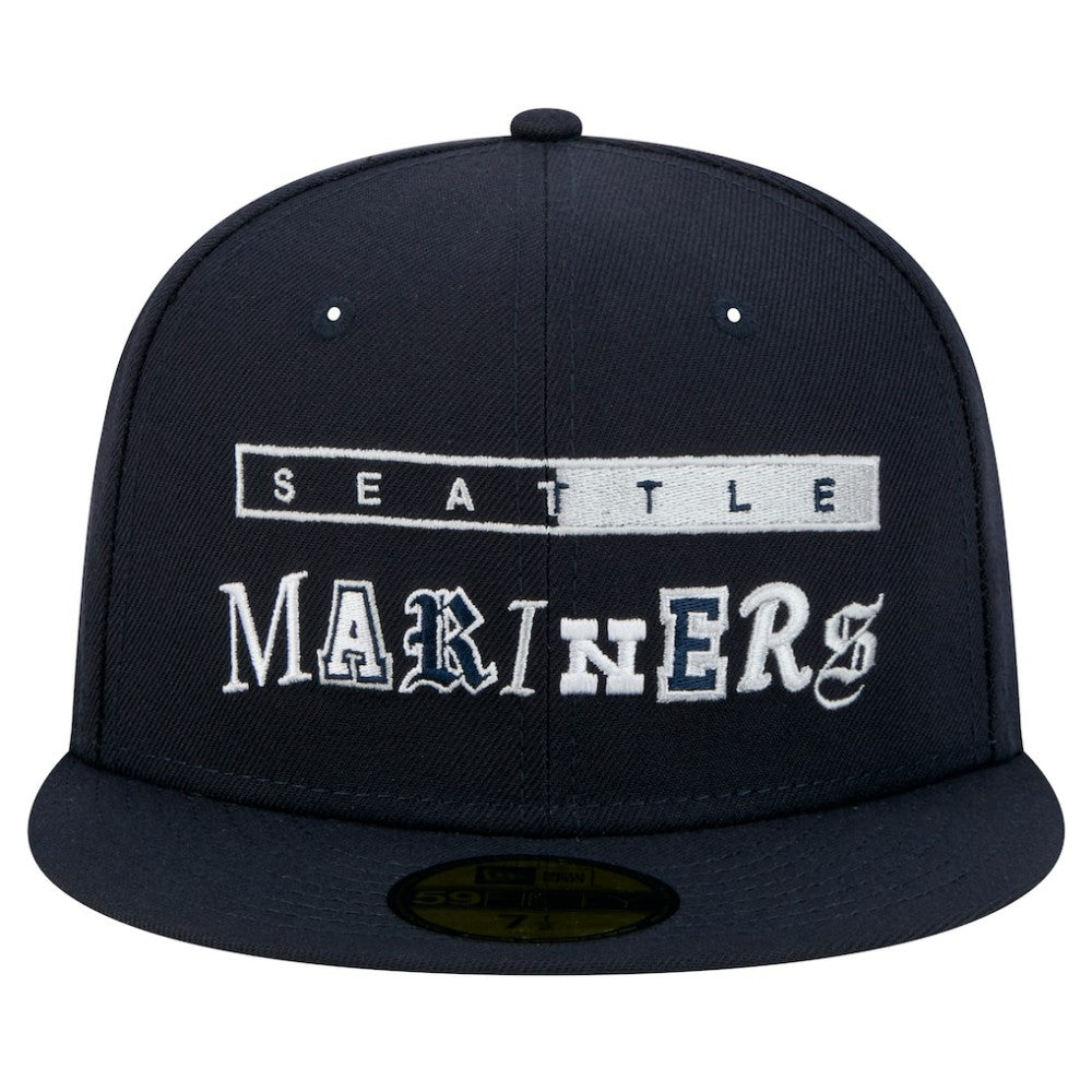 Seattle Mariners Ransom 59FIFTY Fitted Hat Navy | New Era