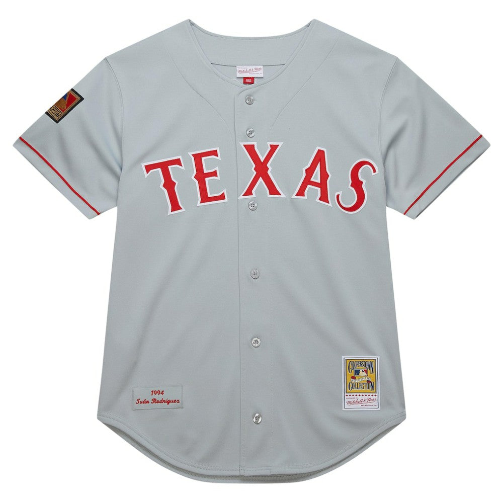 Ivan RodriguezTexas Rangers 1994 Cooperstown Collection Authentic Dark Jersey Gray | Mitchell & Ness