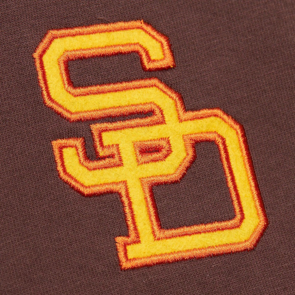 Tony Gwynn San Diego Padres Cooperstown Collection Heavyweight Premium Player Vintage Logo T-Shirt Brown | Mitchell & Ness