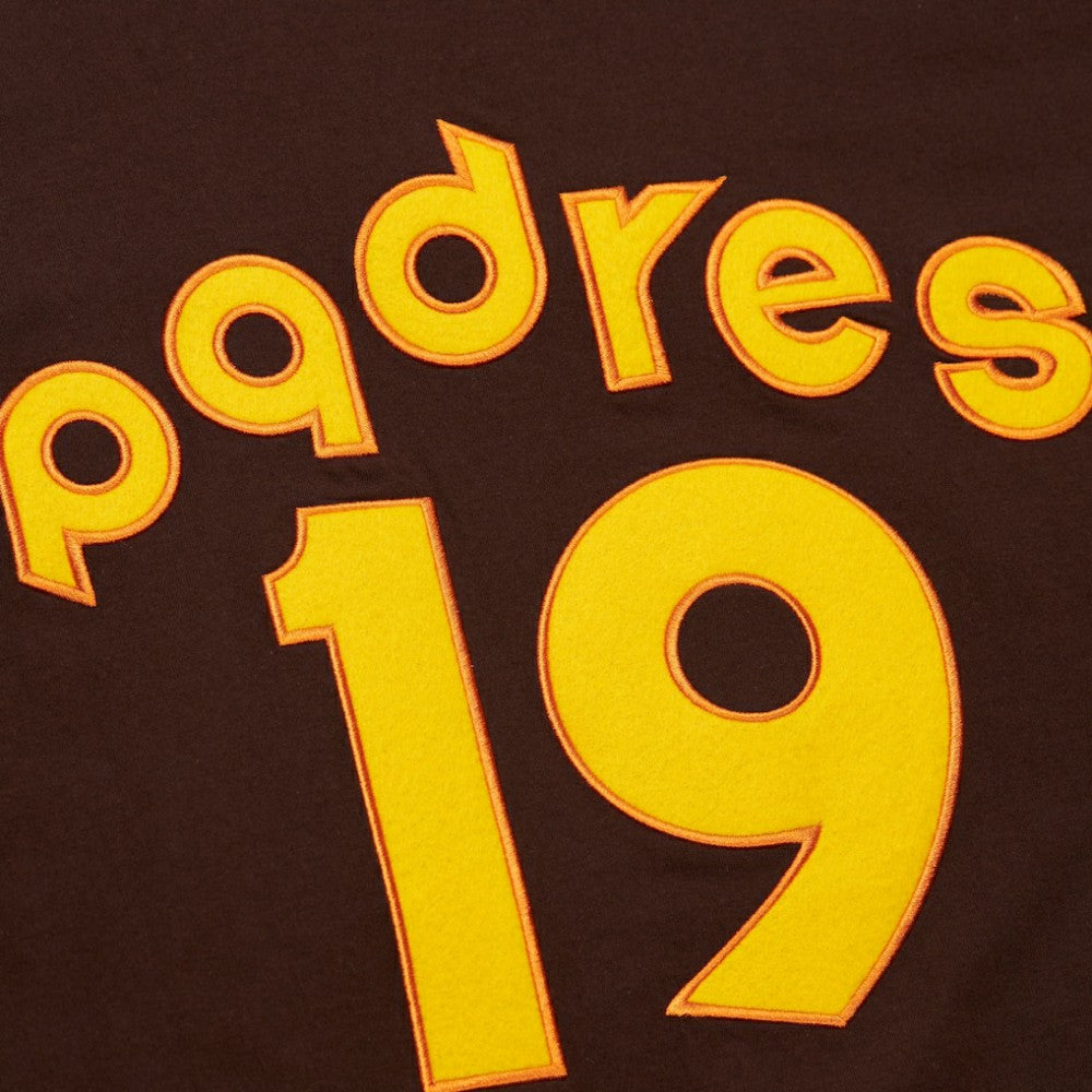 San Diego Padres Cooperstown Collection Player Legends Ringer T-Shirt Brown | Mitchell & Ness