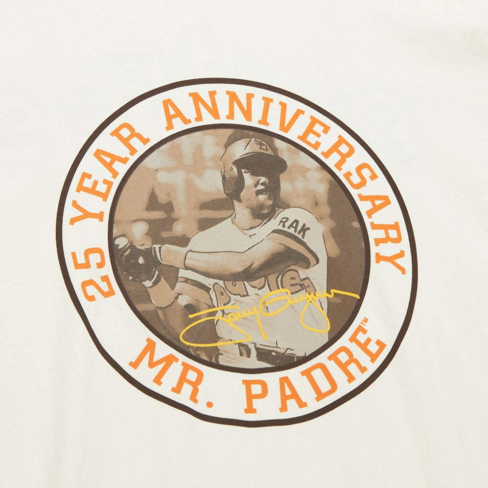 Tony Gwynn San Diego Padres Legends Photo Real T-Shirt Cream | Mitchell & Ness