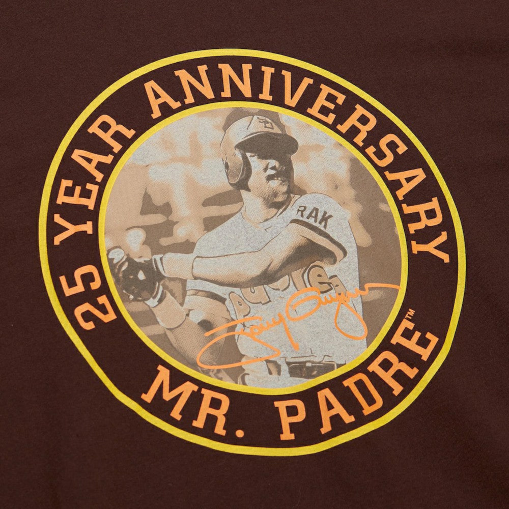 Tony Gwynn San Diego Padres Legends Photo Real T-Shirt Brown | Mitchell & Ness
