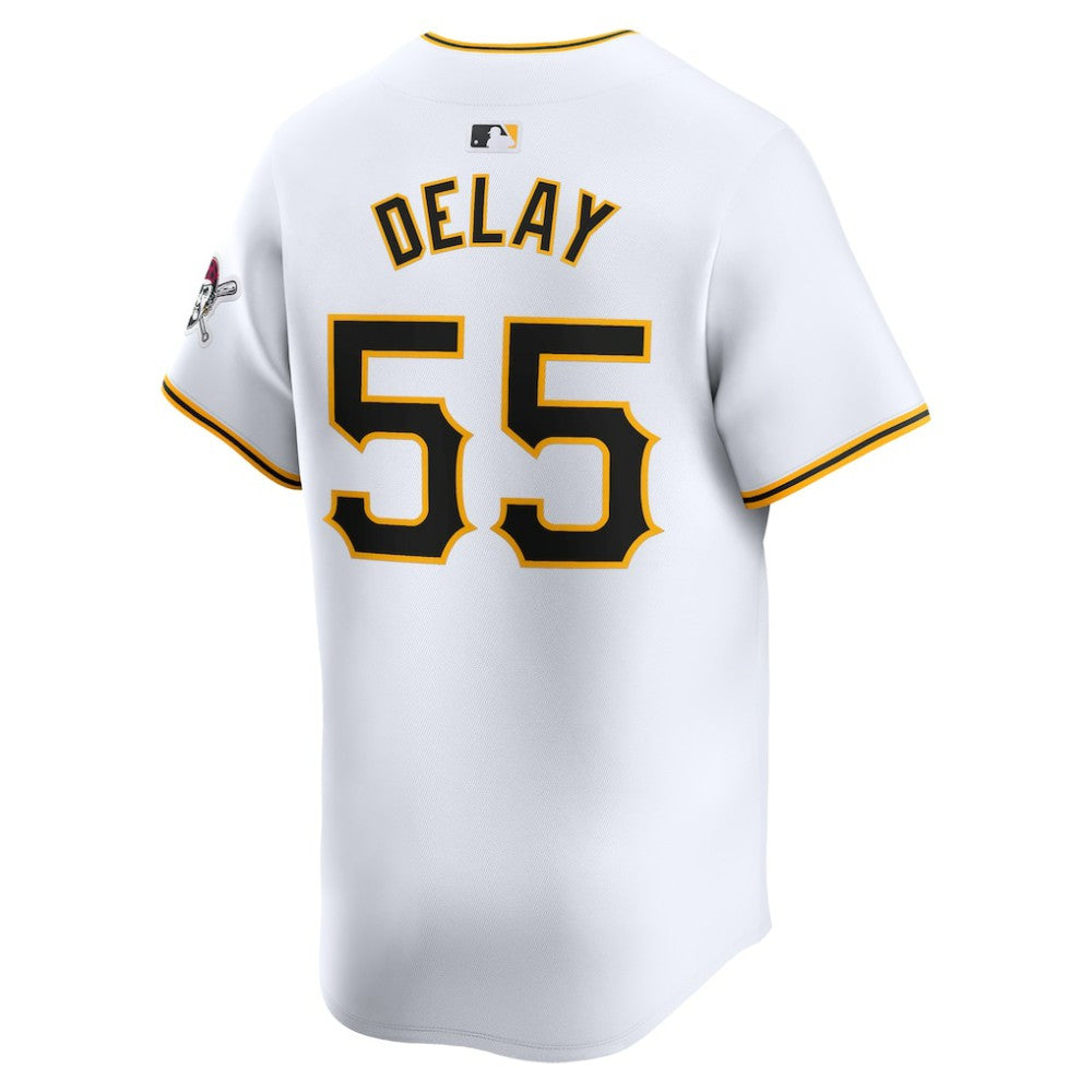 Jason Delay Pittsburgh Pirates Home Limited Player Jersey - White | Nike