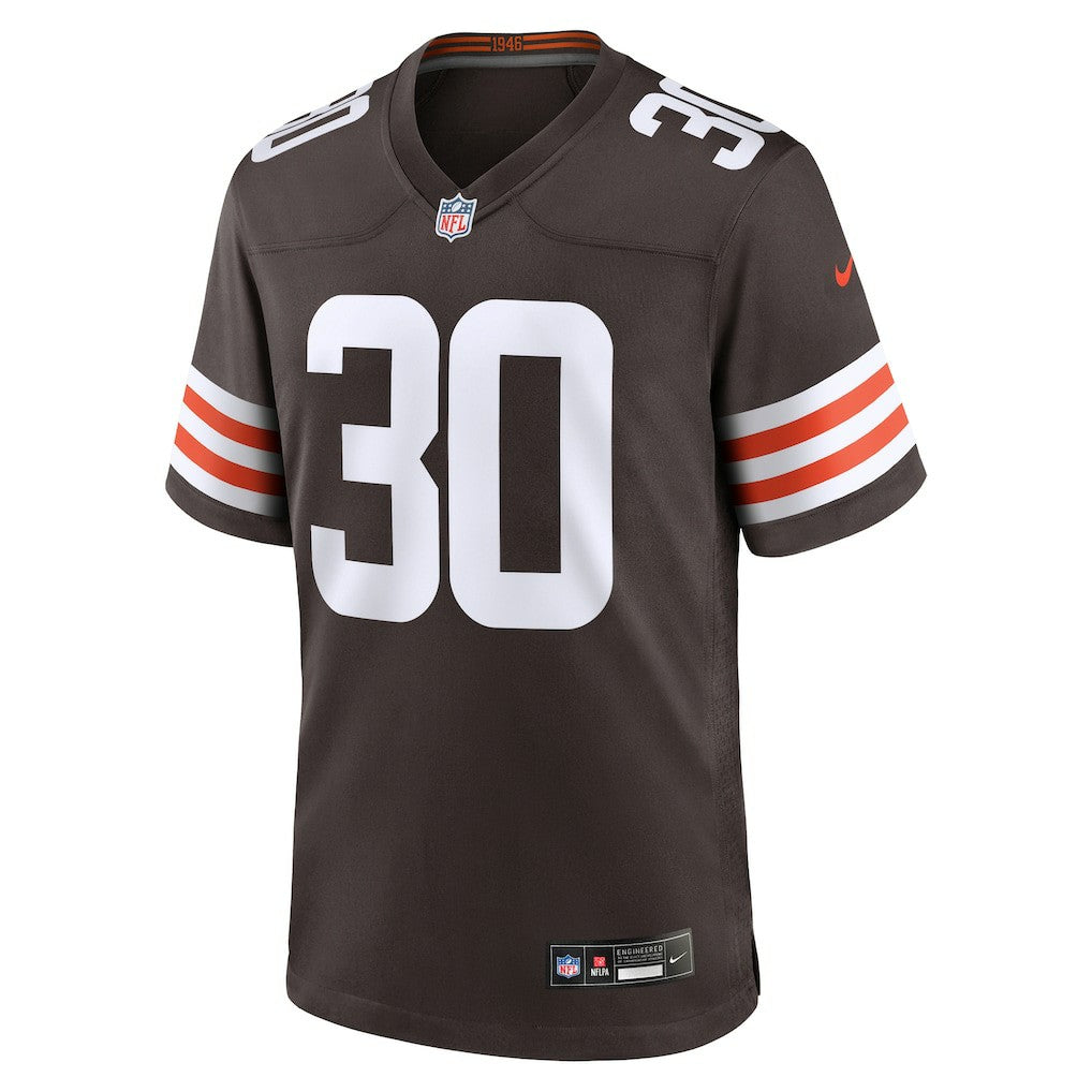 Devin Bush Cleveland Browns Game Jersey - Brown