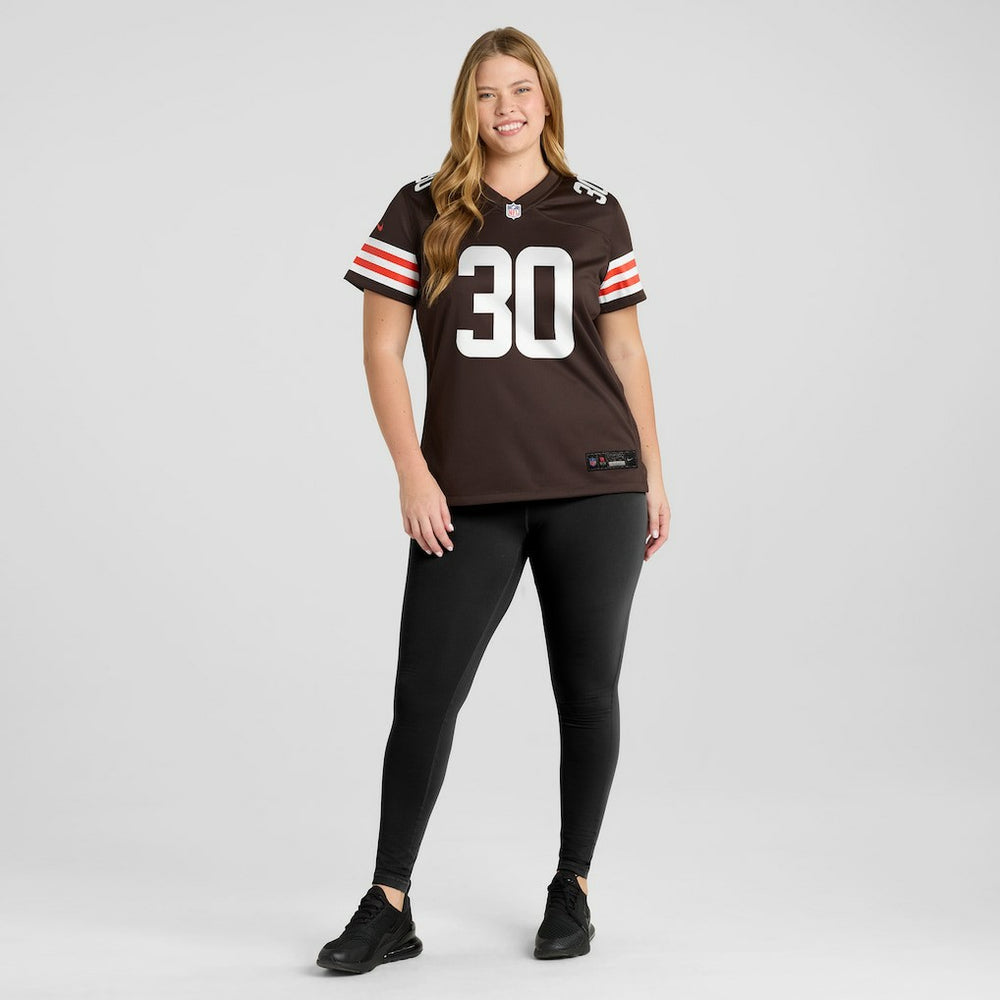 Devin Bush Cleveland Browns Women's Game Jersey - Brown