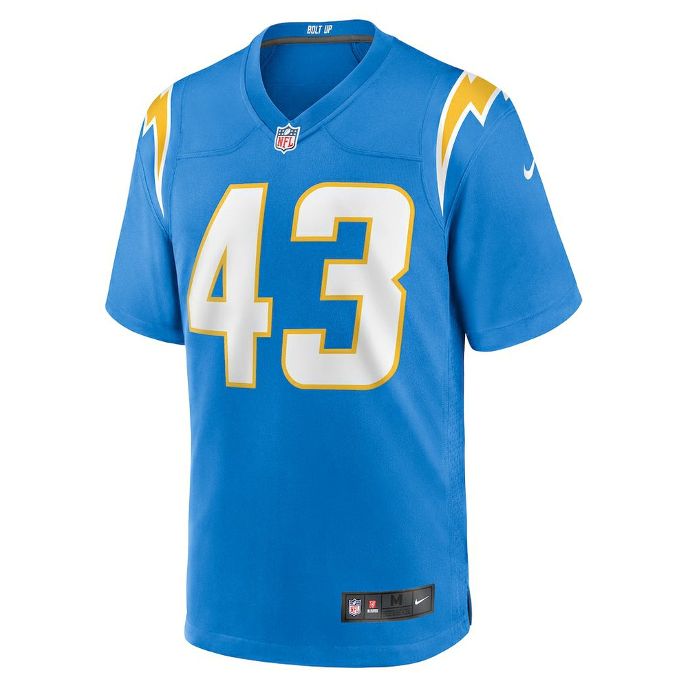 Troy Dye Los Angeles Chargers Game Jersey - Powder Blue