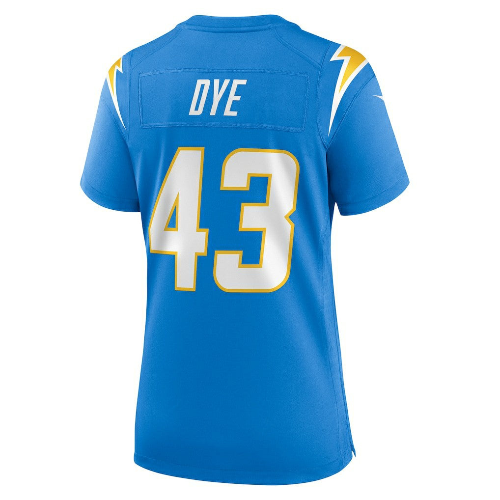 Troy Dye Los Angeles Chargers Women's Game Jersey - Powder Blue