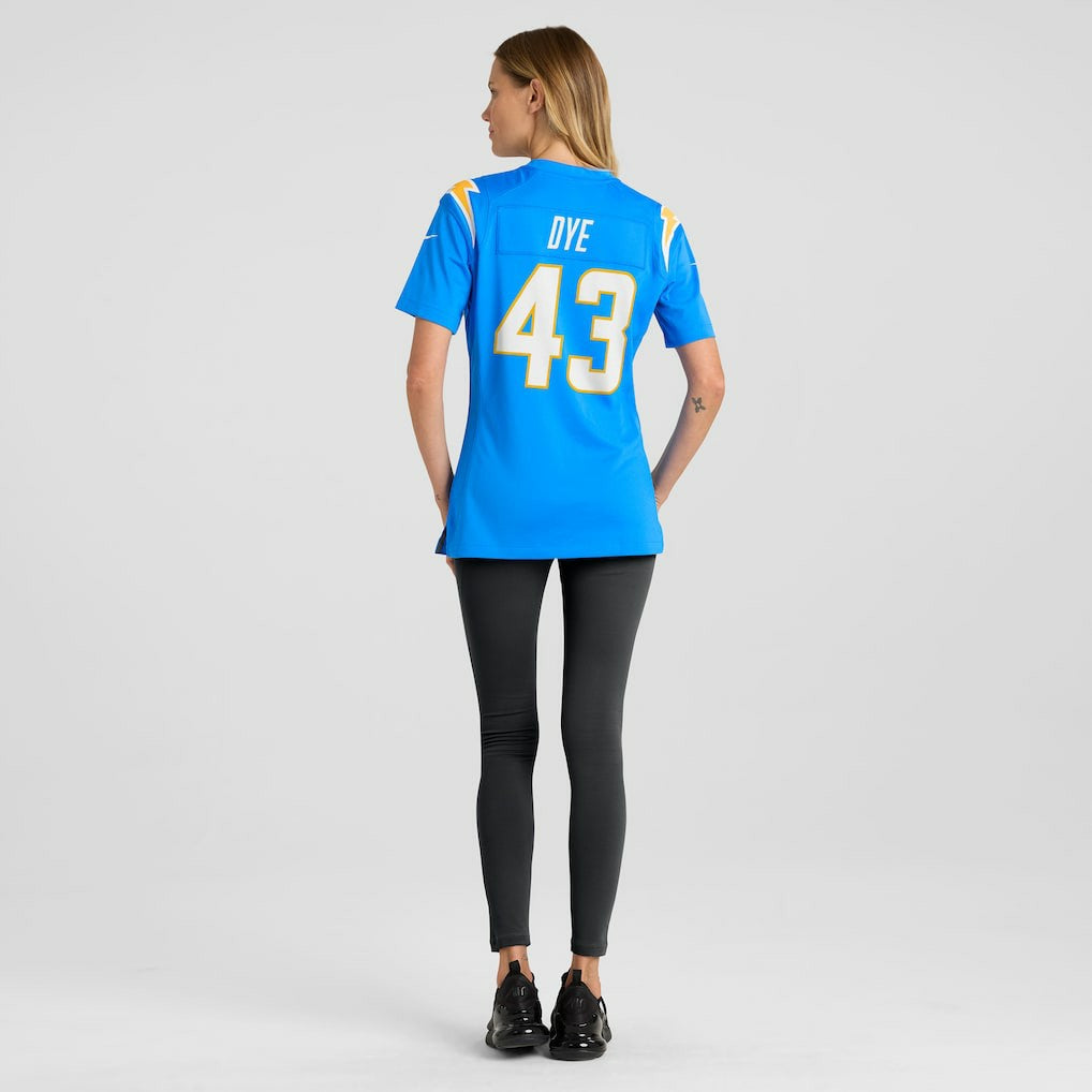 Troy Dye Los Angeles Chargers Women's Game Jersey - Powder Blue