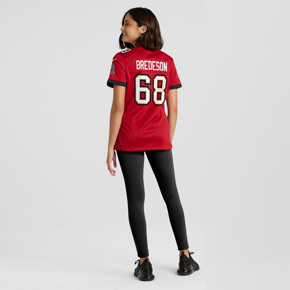 Ben Bredeson Tampa Bay Buccaneers Women's Game Jersey - Red