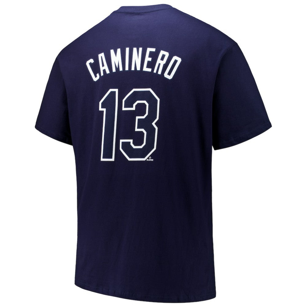 Junior Caminero Tampa Bay Rays Big & Tall Name & Number T-Shirt Navy