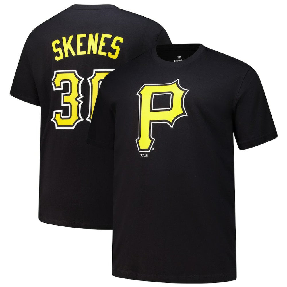 Paul Skenes Pittsburgh Pirates Big & Tall Name & Number T-Shirt Black