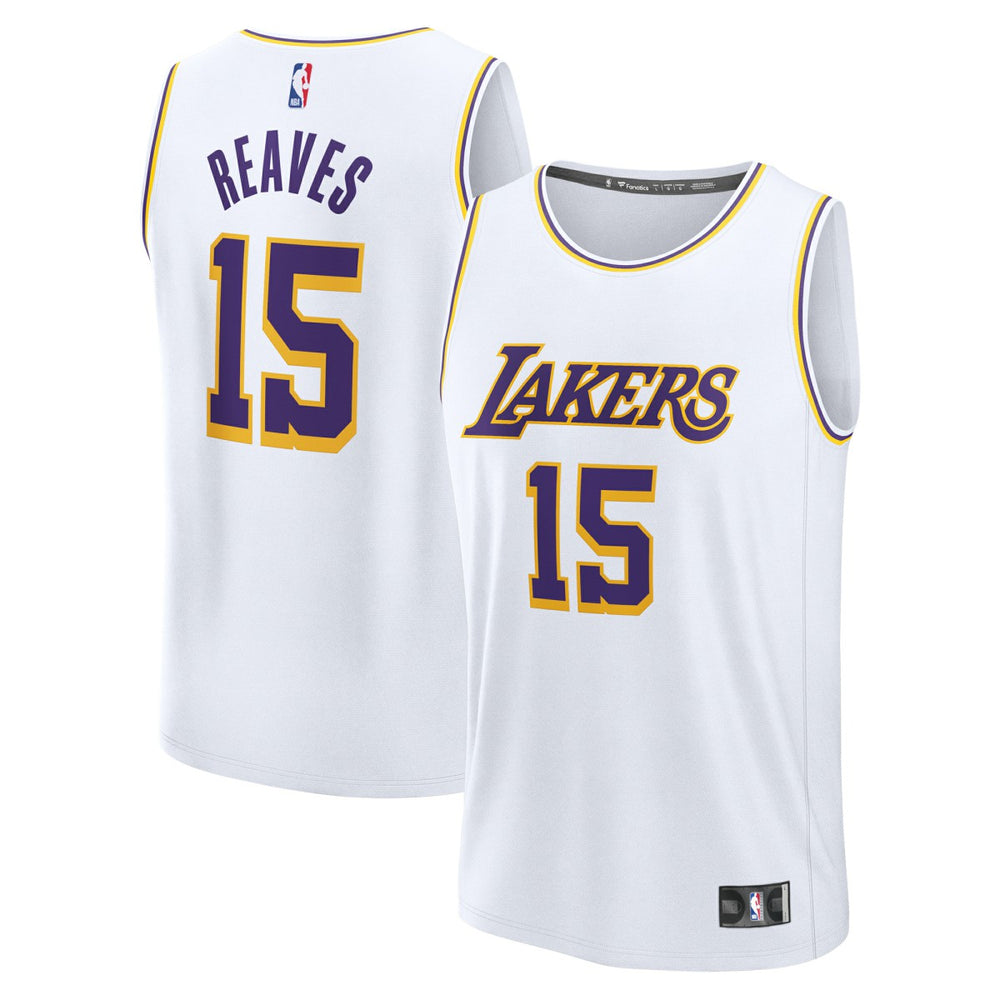 Austin Reaves Los Angeles Lakers Fast Break Replica Player Jersey - Association Edition - White