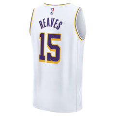 Austin Reaves Los Angeles Lakers Fast Break Replica Player Jersey - Association Edition - White