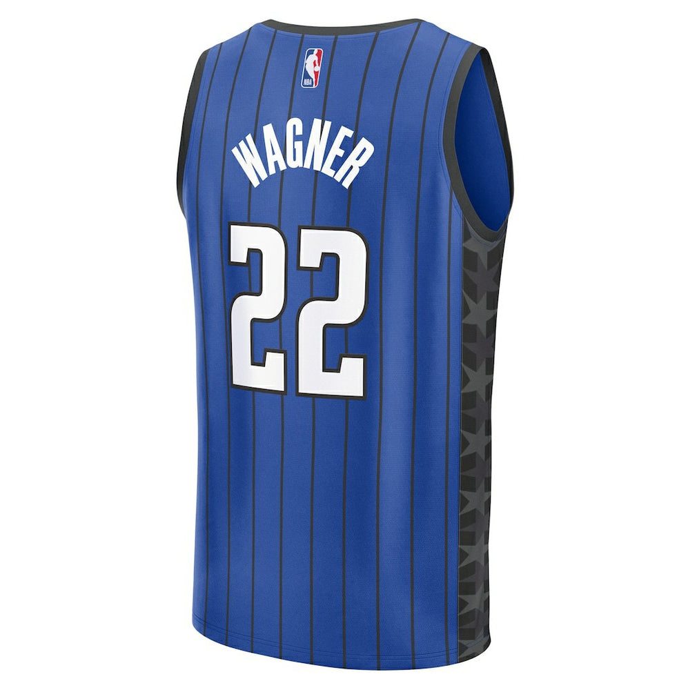 Franz Wagner Orlando Magic Fast Break Replica Player Jersey - Statement Edition - Blue