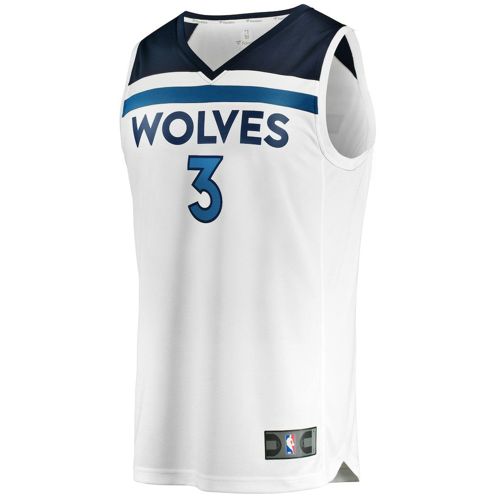 Jaden McDaniels Minnesota Timberwolves Fast Break Replica Player Jersey - Association Edition - White