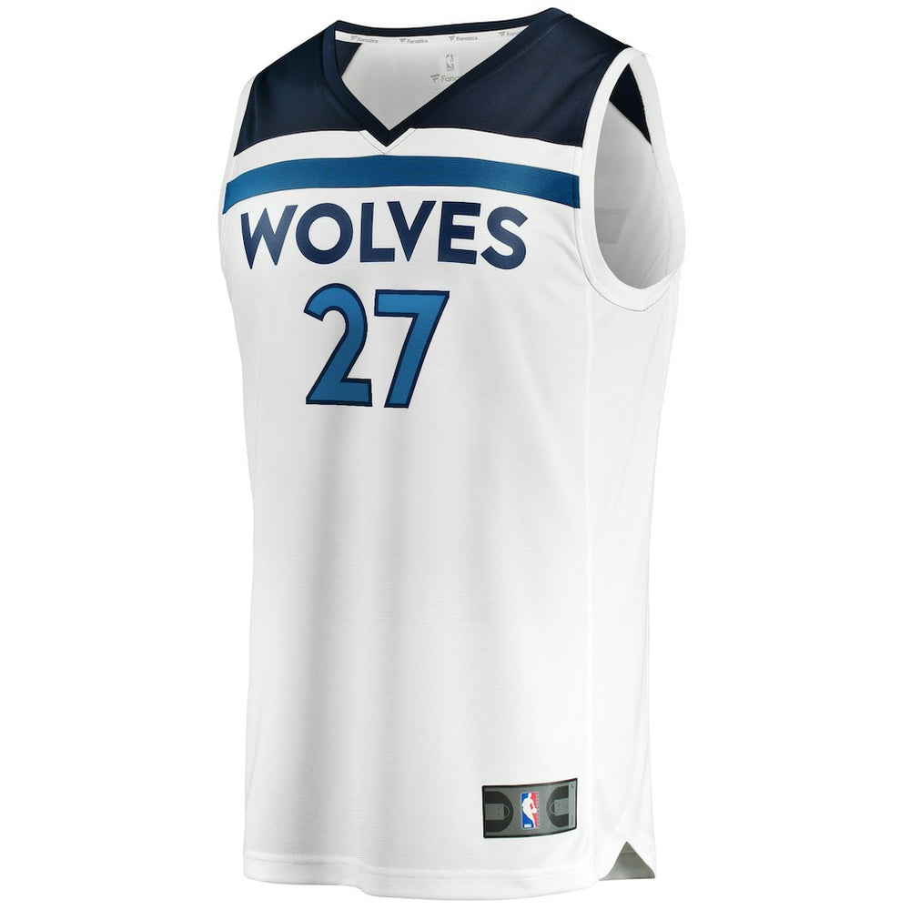 Rudy Gobert Minnesota Timberwolves Fast Break Replica Player Jersey - Association Edition - White