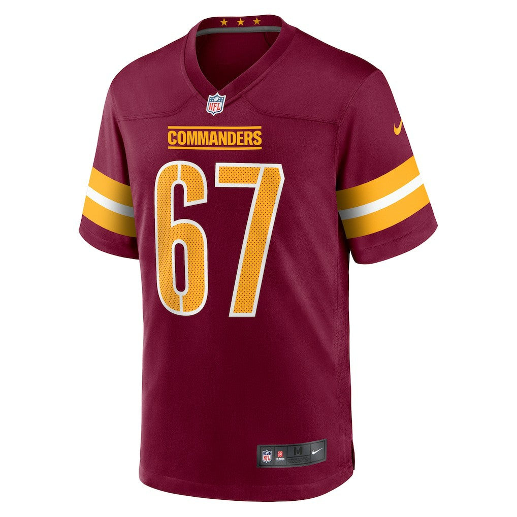 Nick Allegretti Washington Commanders Game Jersey - Burgundy
