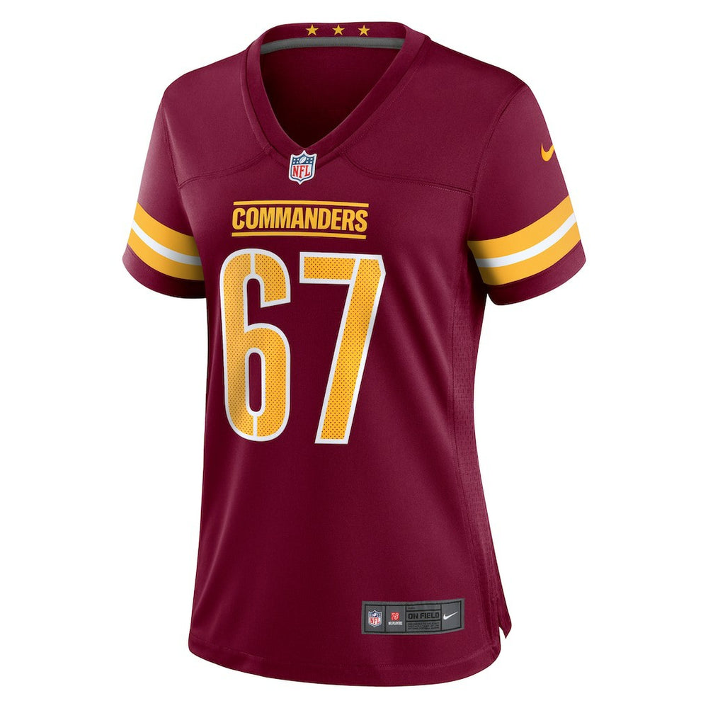 Nick Allegretti Washington Commanders Women's Game Jersey - Burgundy