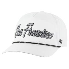 San Francisco Giants Overhand Speckle Hitch Rope Adjustable Hat White | 47 brand