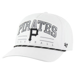 Pittsburgh Pirates Roscoe Speckle Hitch Adjustable Hat White | 47 brand