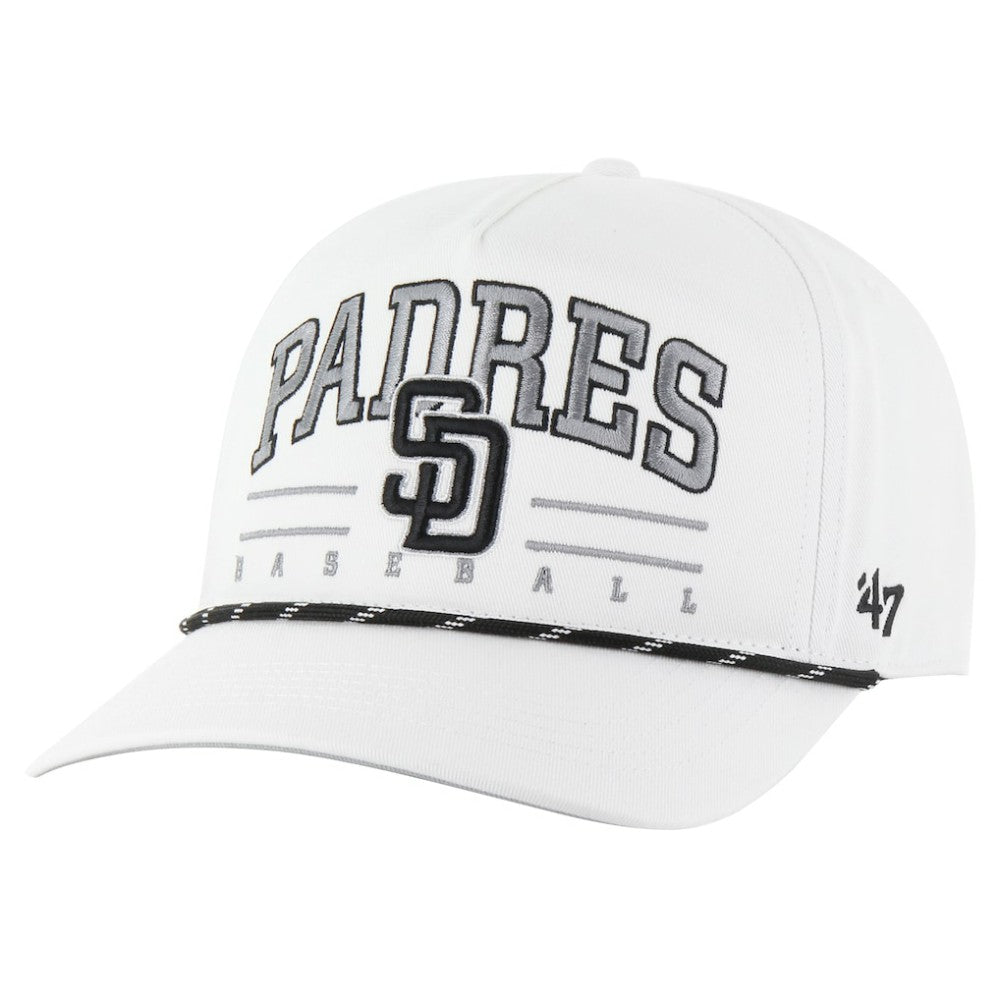 San Diego Padres Roscoe Speckle Hitch Adjustable Hat White | 47 brand