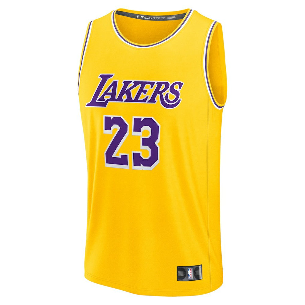LeBron James Los Angeles Lakers Fast Break Replica Jersey - Icon Edition - Gold