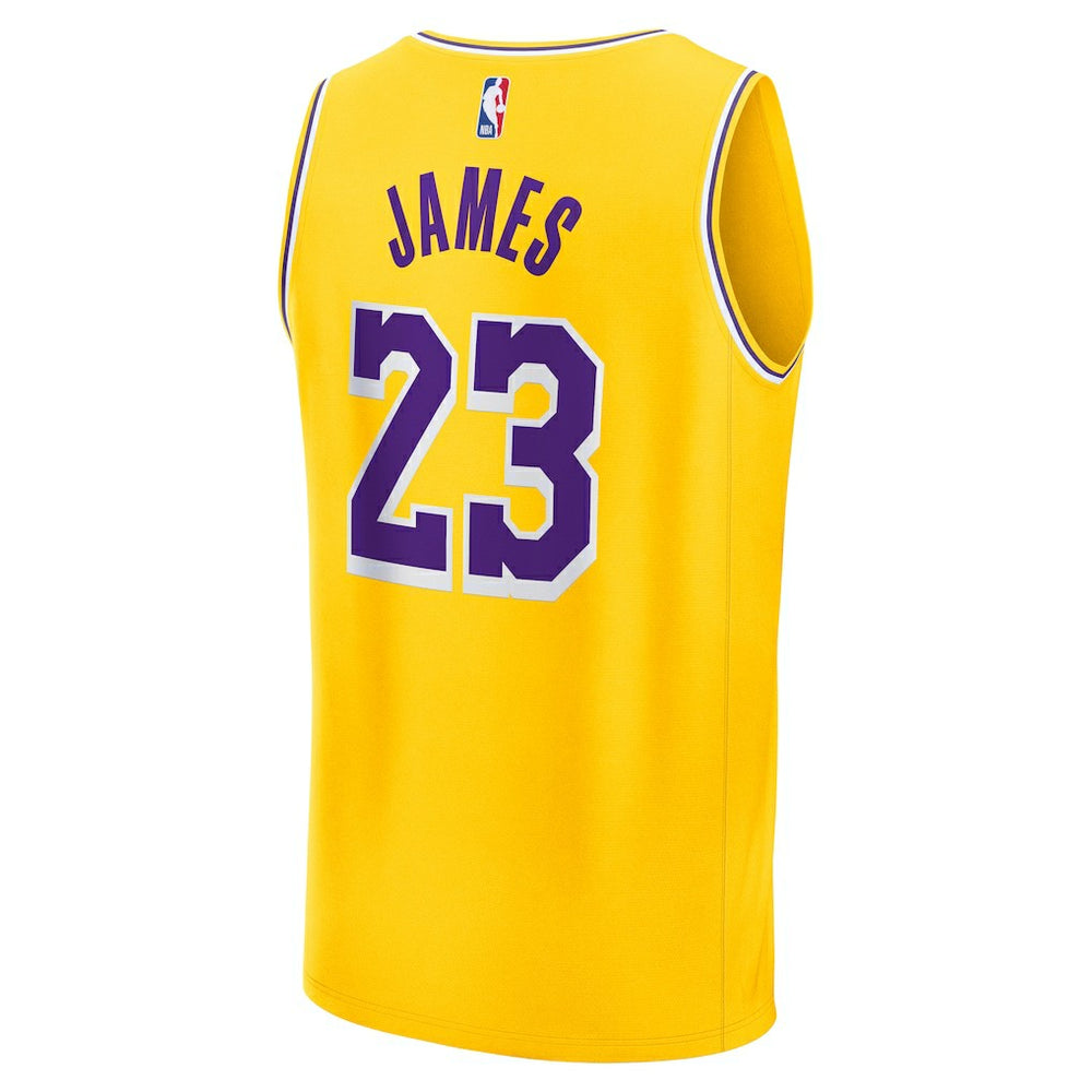 LeBron James Los Angeles Lakers Fast Break Replica Jersey - Icon Edition - Gold