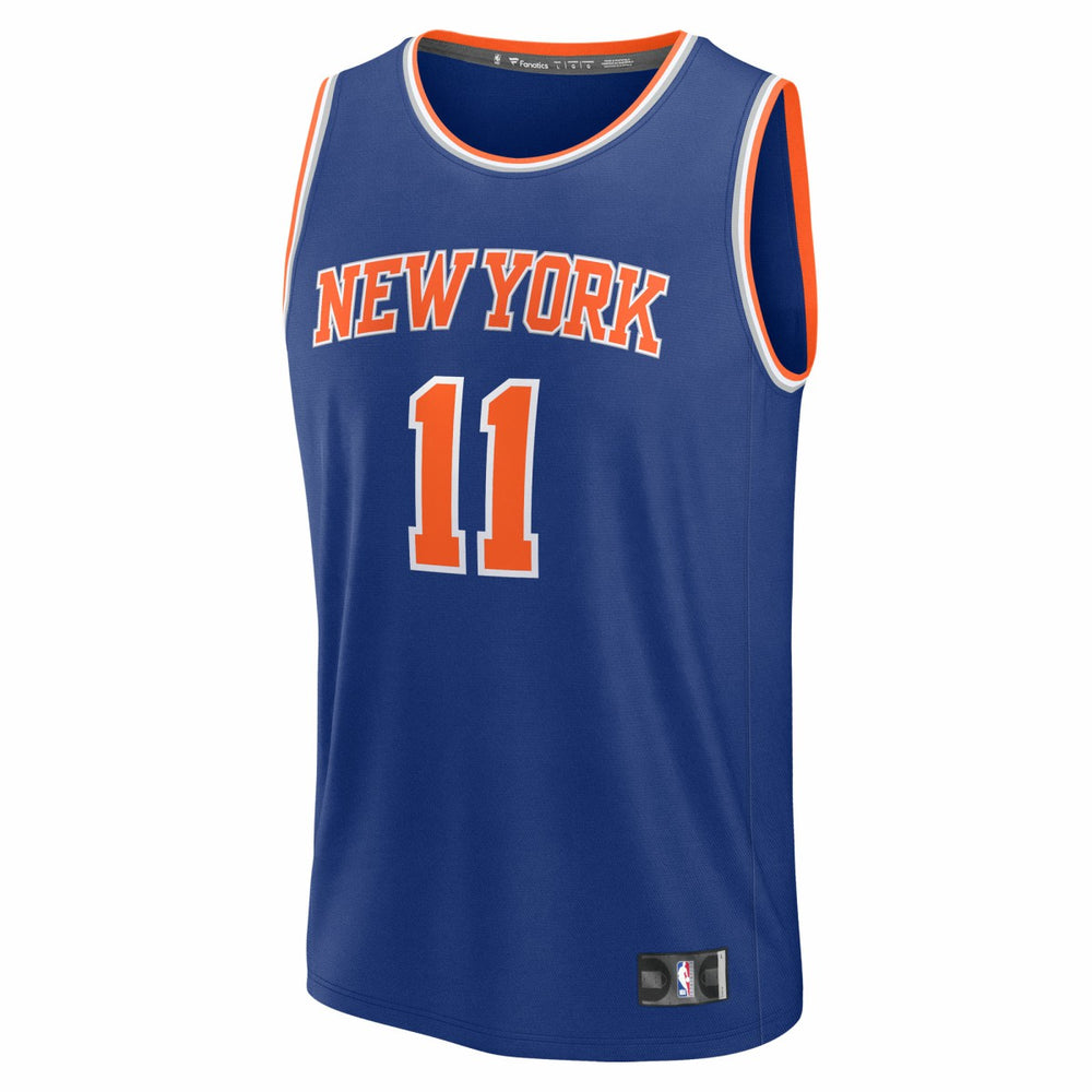 Jalen Brunson New York Knicks Youth Fast Break Replica Player Jersey - Icon Edition - Blue