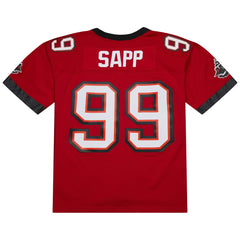 Warren Sapp Tampa Bay Buccaneers 2002 Legacy Replica Jersey - Red for sale