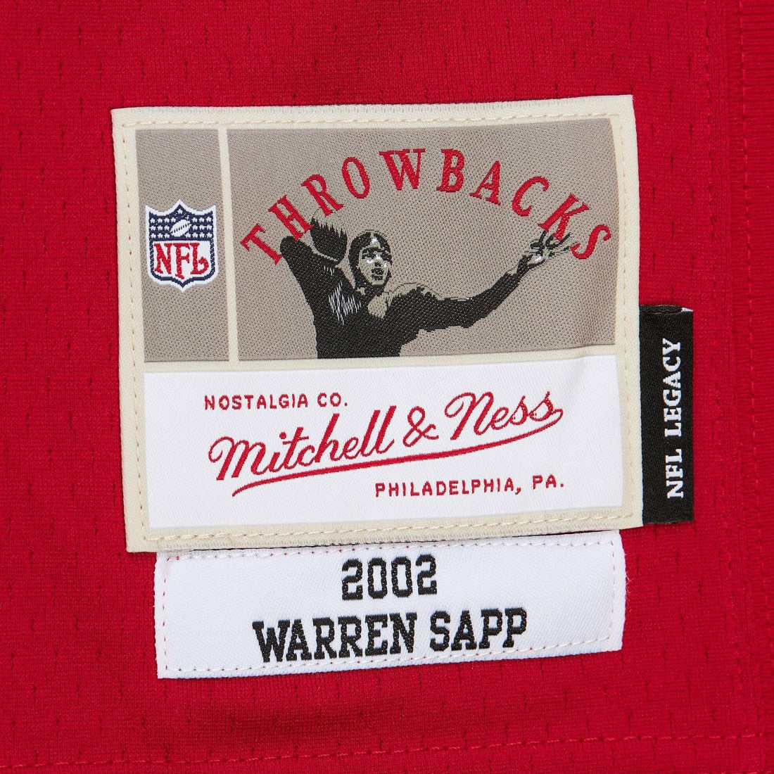 Warren Sapp Tampa Bay Buccaneers 2002 Legacy Replica Jersey - Red for sale