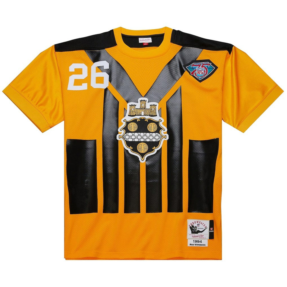Rod Woodson Pittsburgh Steelers 1994 Authentic Throwback Retired Player Jersey - Gold cheap