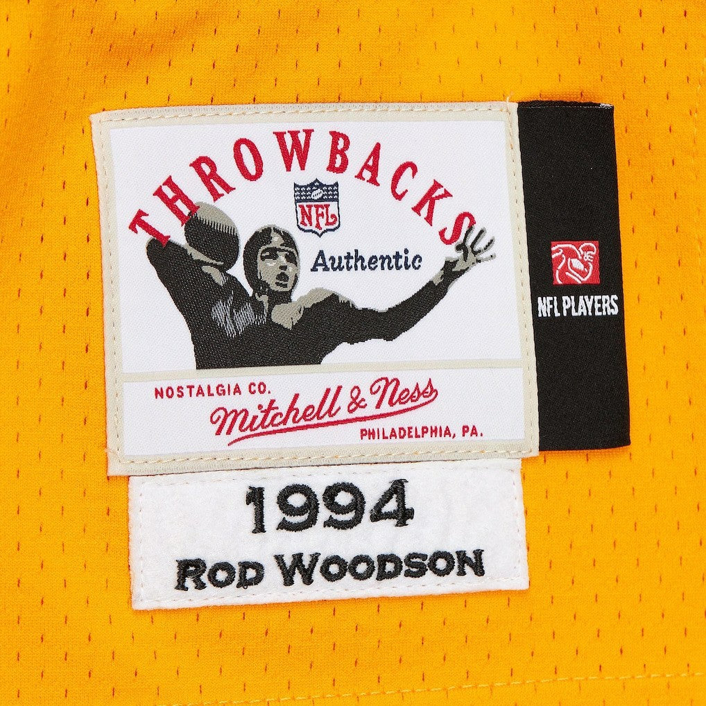 Rod Woodson Pittsburgh Steelers 1994 Authentic Throwback Retired Player Jersey - Gold cheap