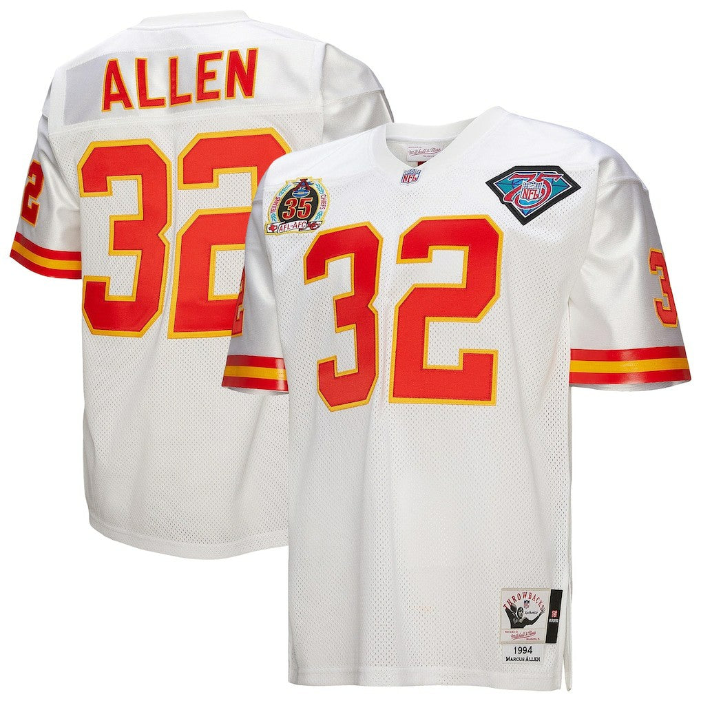 Marcus Allen Kansas City Chiefs 1994 Authentic Throwback Retired Player Jersey - White sale