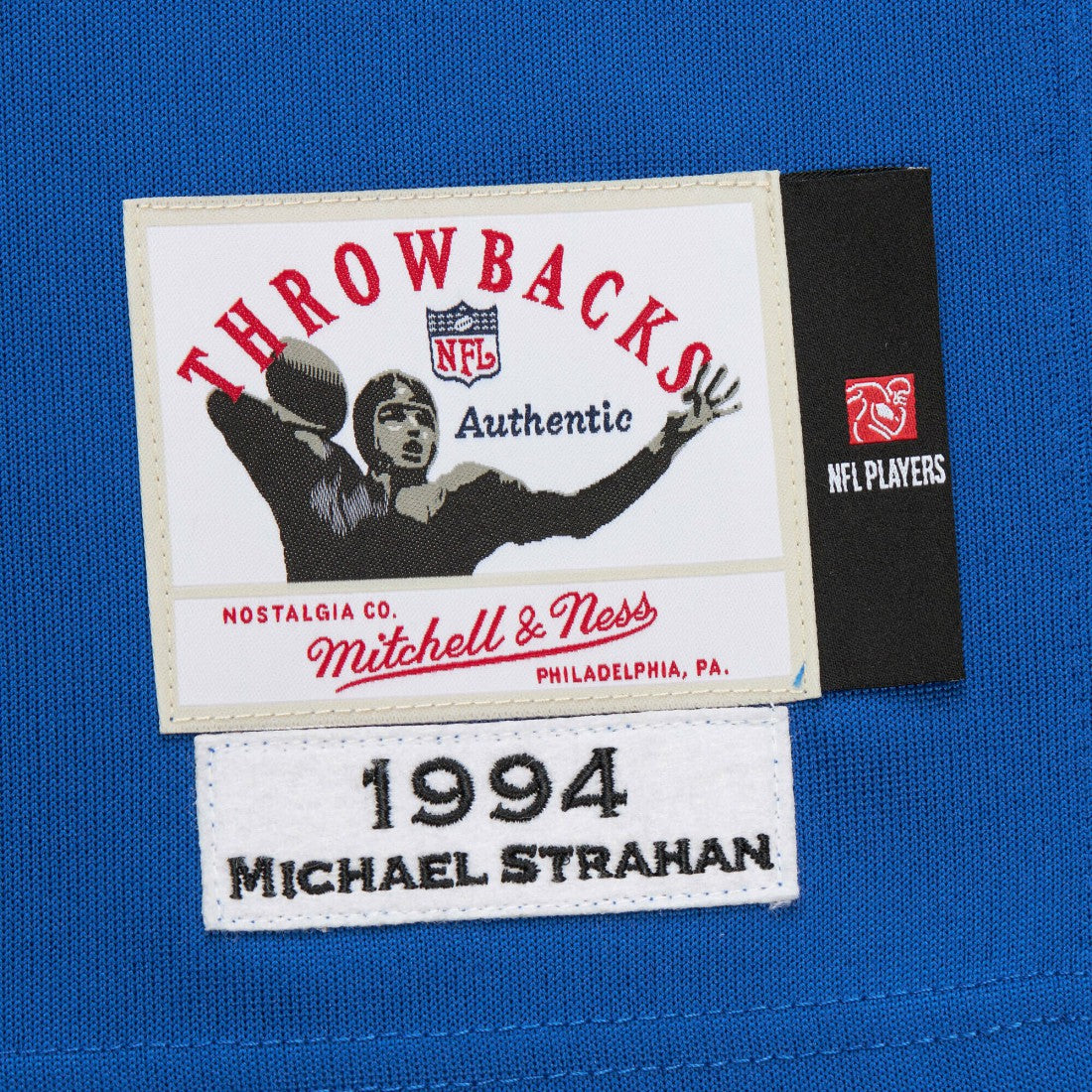 Michael Strahan New York Giants 1994 Authentic Throwback Retired Player Jersey - Royal outlet