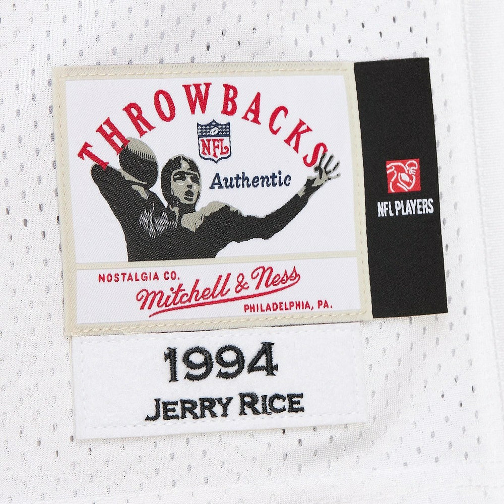 Jerry Rice San Francisco 49ers 1994 Authentic Throwback Retired Player Jersey - White outlet