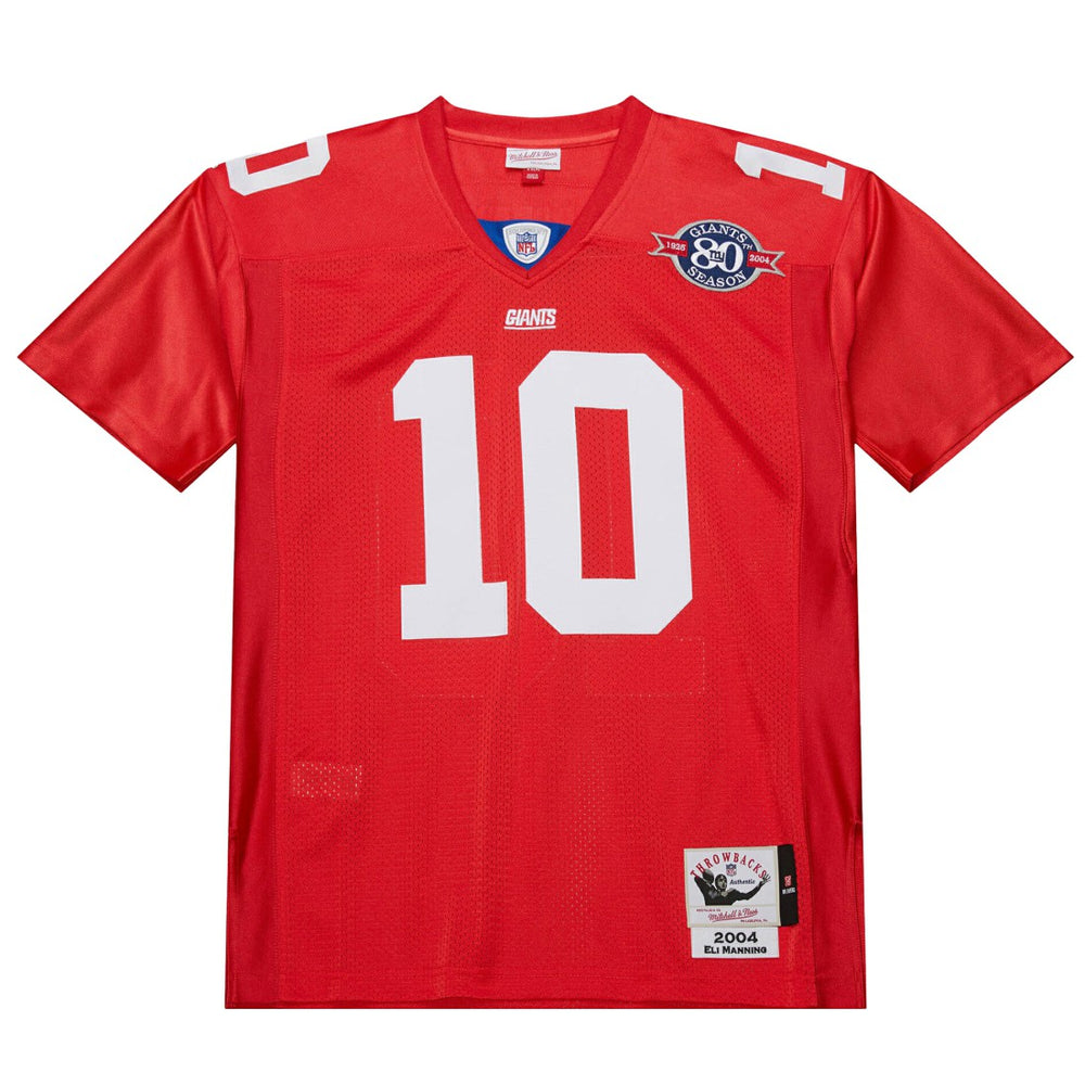 Eli Manning New York Giants 2004 Authentic Throwback Retired Player Jersey - Red online