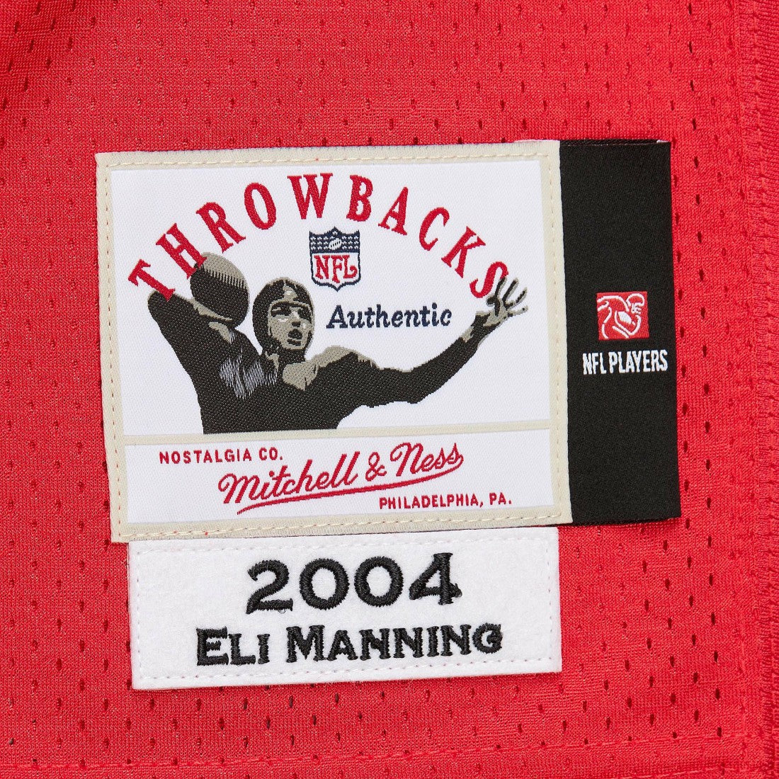 Eli Manning New York Giants 2004 Authentic Throwback Retired Player Jersey - Red online