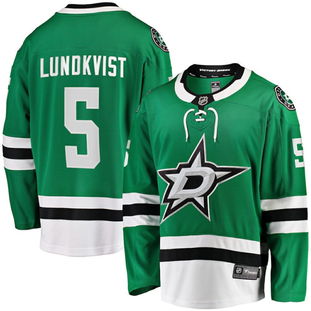 Nils Lundkvist Dallas Stars Fanatics Home Premier Breakaway Player Jersey Kelly Green