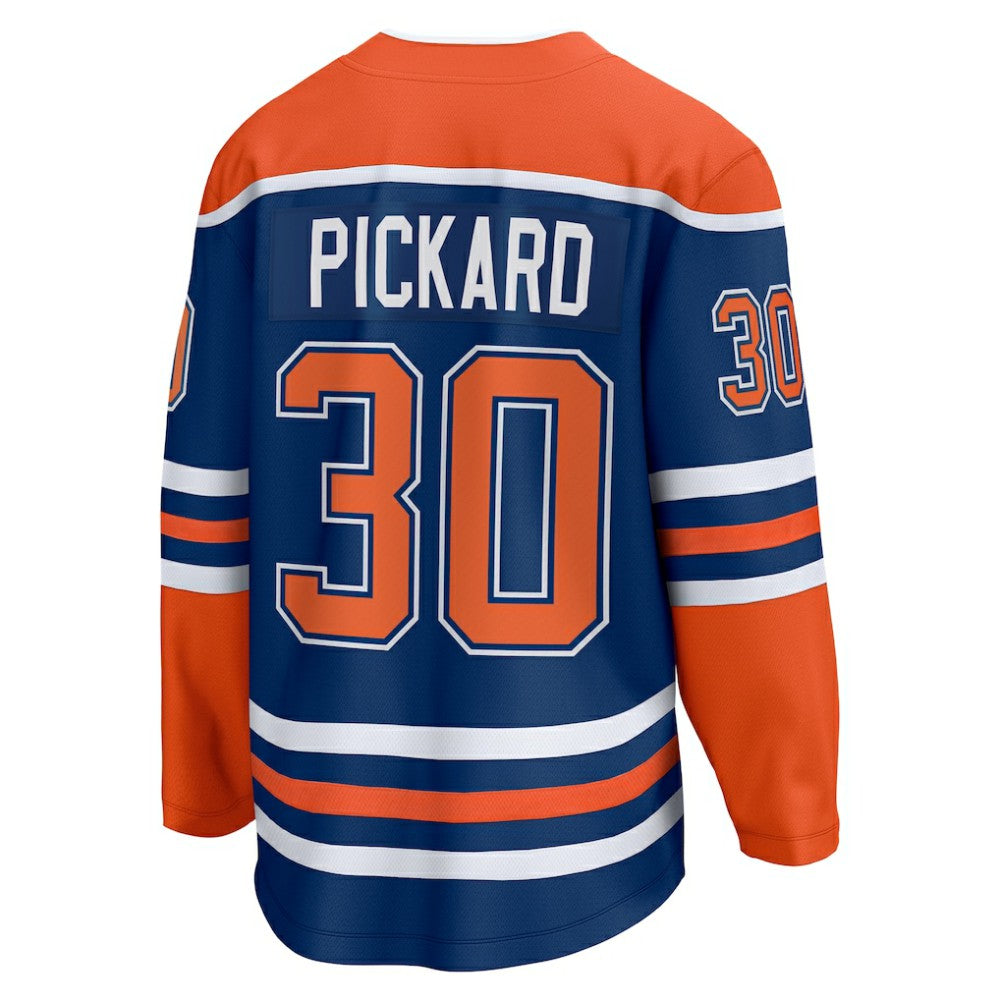 Calvin Pickard Edmonton Oilers Fanatics Home Premier Breakaway Player Jersey Royal