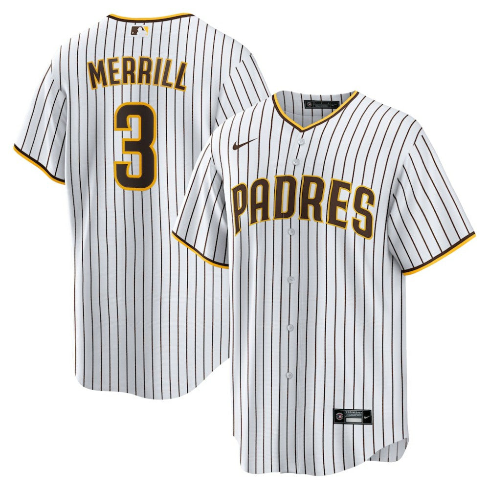 Jackson Merrill San Diego Padres Home Replica Jersey White | Nike