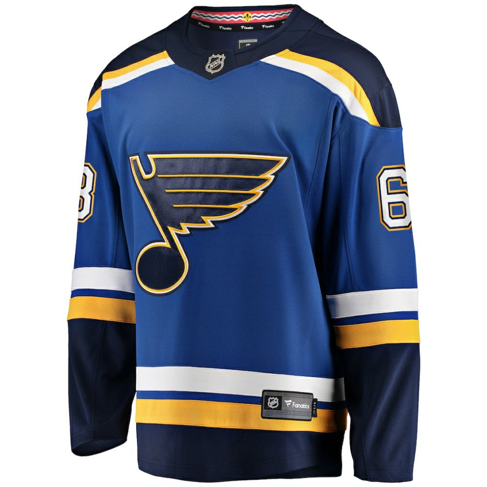 Jake Neighbours St. Louis Blues Fanatics Home Premier Breakaway Player Jersey Blue