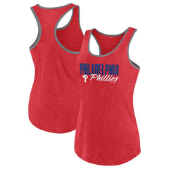 Philadelphia Phillies Profile Women's Plus Size Racerback Tank Top Red