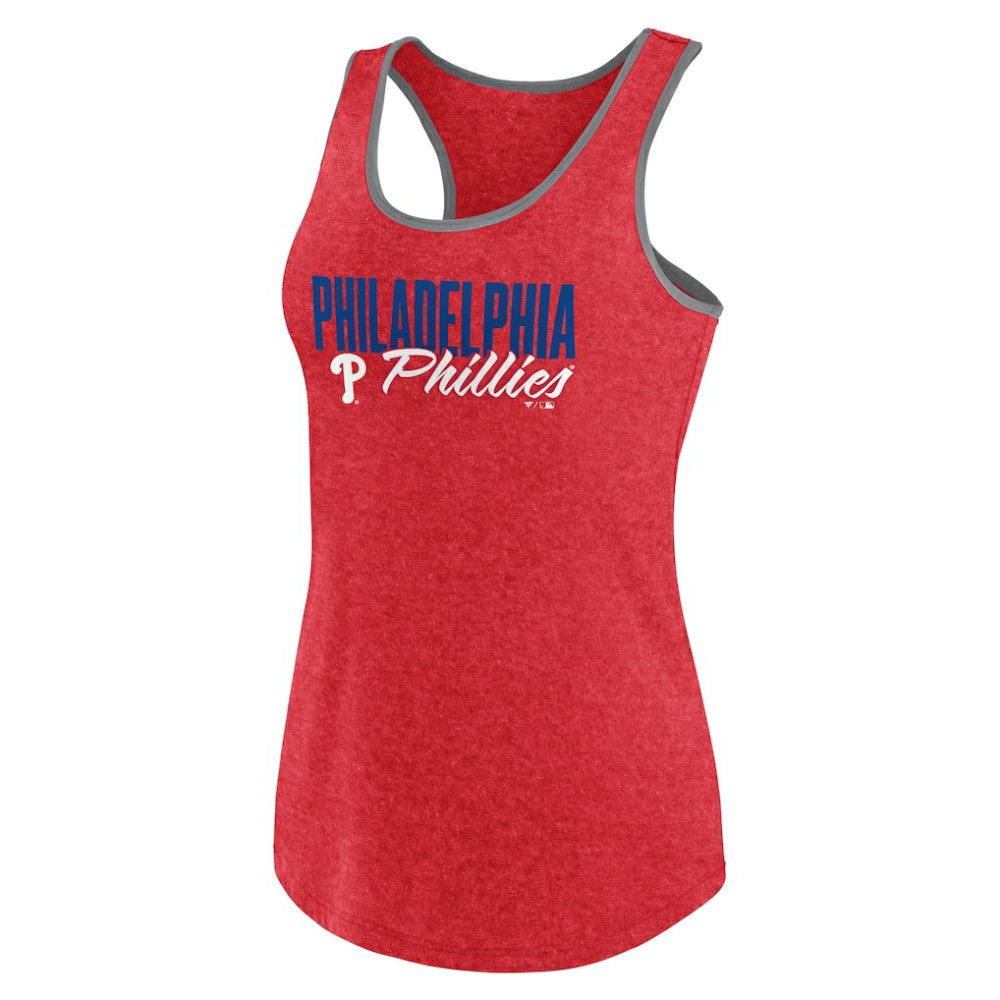 Philadelphia Phillies Profile Women's Plus Size Racerback Tank Top Red