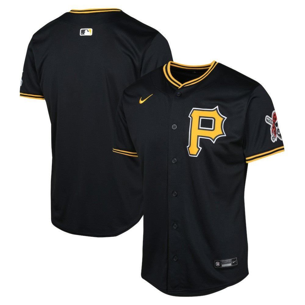Pittsburgh Pirates Youth Alternate Limited Jersey Black | Nike