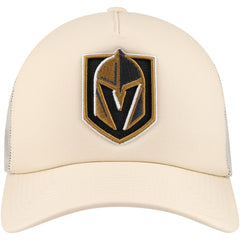Vegas Golden Knights Mitchell & Ness Foam Front Trucker Adjustable Hat Cream