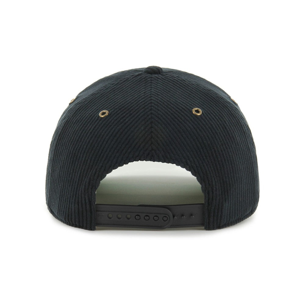 Miami Marlins Laurus Corduroy Hitch Snapback Hat Black | 47 brand