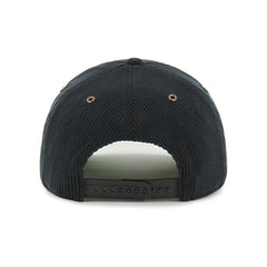 Miami Marlins Laurus Corduroy Hitch Snapback Hat Black | 47 brand